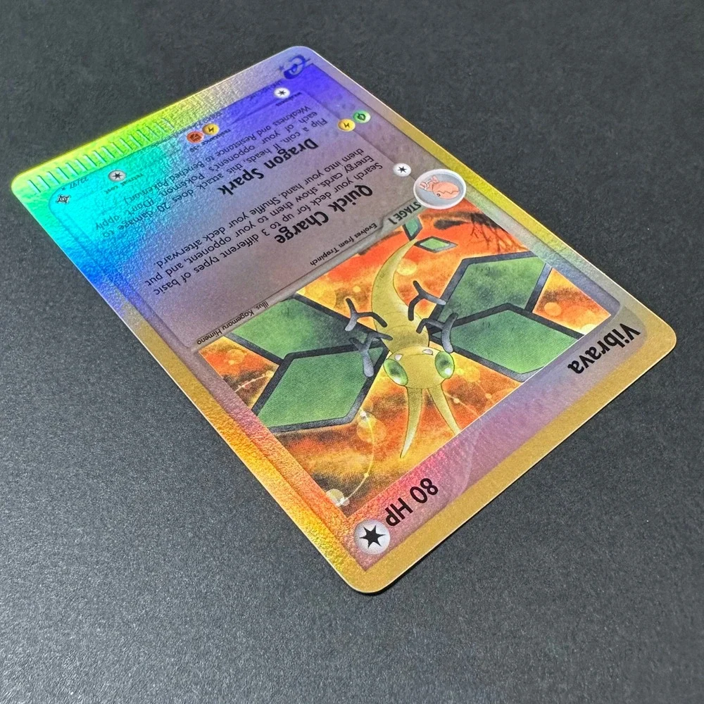 Pokemon Vibrava 22/97 EX Dragon Reverse Holofoil Rare NM/LP
